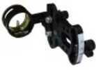 This Adjustable Aluminum Bow Sight Has a 1 3/4" High Visibility Scope Ring, Three Feet Of .029 Fiber Optic Wrap, Single Arm Slider With Easy One Knob Lock Down For Quick Yardage Set, Micro Adjust Wind...