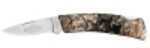 Realtree Hardwoods APHD Camo On Handles adds To The Appearance Of This Fine lockback Knife, 2.25" Blade Locks In Position When In Use.