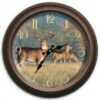 Beautiful Wildlife clocks, Operate On (1) AA Battery (Not Included), 16" Diameter.