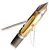 Ads Radian Broadhead, Non-Fixed Blade, Non-Mechanical "Fluted" Body broadhead, cuts On Contact, spans 1.5In, .039In Thick Blades, Solid tIntanium Tip, 7075T6 Aluminum Body.