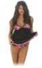 Weber Naked North Pink Lace Baby Doll Set Sm