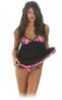 Weber Naked North Pink Lace Baby Doll Set Md
