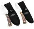 The Set Includes Both a Field Dressing And caping Knife With Realtree AP HD Handles And 420 High Carbon blades.
