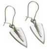 Fine Pewter Fish-Hook Style earrings. Approximately 1"X1/2".