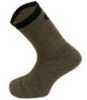 Light Hiker Sock Made With Merino Wool That Is Dark Grey Heather In Color.