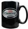 Extra Large Coffee Mug Has a Rich Black Glaze Finish And a Team Realtree Logo. Holds 15 Oz.