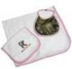 BCS 4 Pc Baby Gift Set Terry Pink/MO