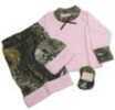 BCS L/S Pink Baby Gift Set 3-6 mnths Pink/MO