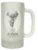 Premium Quality Acid Etched Glassware With Artwork By Wildlife Illustrator Dallen Lambson--"Milo Hanson Buck". Sold individually