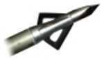 Three Blade Head That features a Solid Stainless Ferrule And Trocar Tip. They Weigh 150 grains With An 1 1/16" Cutting Diameter And The Blades Are .027" Thick.