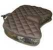Open Cell Foam For Extra Comfort, Closed Cell Molded Foam Top, Waterproof Bottom, 3 inches Thick, Strap And Clip For Attachment, Camo.
