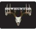 'Bowhunter' Decal With European Style Buck Skull, 10" X 8.5".