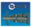 Track Design Allows Precise Vertical Movement Of The Scope Which Includes Glow In The Dark Yardage Tape With Four Different Yardage configurations. Comes With 1/4 × 28 Clear Acrylic Scope With Clear c...