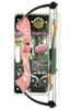 26" kids Compound Bow For ages 8 And Up, G-Max Fiberglass Limb System With Pink Composite Riser, Parallel Limb Design, Finger-savers On String, See-Thru Riser Design, Awesome Capture Arrow Rest, 65% L...