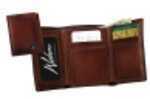 Weber Leather Tri-Fold Wallet W/Concho