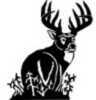 Big Buck 'The Exit' Decal, Standard Size, Most Run Between 4"--6" By 3"--6", Made For Outside Of Window.
