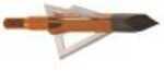 Three blade broadhead features a 1 3/16" cutting diameter, .020" blades and a replaceable trocar tip.
