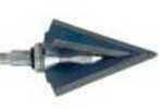 Cut on contact fixed blade broadhead constructed of an aluminum ferrule and titanium blades.