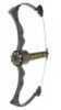 Eight shot rapid fire compound bow. Comes complete with (8) hook and loop and (8) suction cup foam projectiles. Center fire configuration allows it to be used with right and left hand shooters.