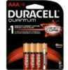 Duracell Quantum Battery AAA 8 pk. Model: 041333662534