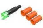 Universal design fits most standard crossbow bolt shafts by using several different bushings. Features a practice mode to save battery and easy off design with no need for tools or magnets. Weigh appr...