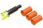 Universal design fits most standard crossbow bolt shafts by using several different bushings. Features a practice mode to save battery and easy off design with no need for tools or magnets. Weigh appr...