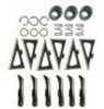 Kit includes 12 blades and 3 each of pivot rings, notch rings, springs, and cups.