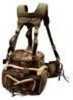 Incorporates the same rattling antler feature as the Full Rut back pack into a more mobile fanny pack. Made from brushed silent tricot fabric with padded shoulder strap. Features PVC lined scent pocke...