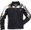 Rocky Full Zip Fleece Jacket Black/Snow Camouflage Large Model: 609476-LG
