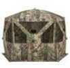 Five sided shape of the Pentagon allows for a larger footprint and a more comfortable group hunt experience…see for more details.