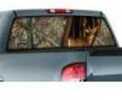 Rear window film protects your truckâ€™s interior and adds extra privacy. Made from one-way see through material to keep your truck cooler on sunny days. Trim to fit design. Dimensions: 20â€x66â€.