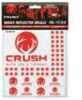 Made from a vinyl which has a 3-5 year rating and are very visible in low-zero light conditions when struck by any source of light.  The small size decals are pre-cut to fit any arrow shaft or crossbo...