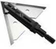 Hybrid mechanical/fixed blade broadhead with DriveKey technology. DriveKey opens main blades upon impact and also acts as a bleeder blade. Lock-n-Pin allows blades to be locked in the closed position ...