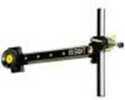 Recurve target sight made from 6061 aluminum. Accepts 8/32 apertures. Extension length: 6â€.