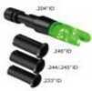 Streamlined design derived from the original Nock Out lighted nocks. The Contender is made to fit specific diameter arrow shafts, so there is no need for bushings or collars. Features a 24 hour batter...