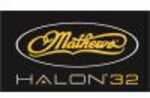Mathews Halon 32 Decal is completely die cut and presented with a black background.