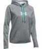 Under Armour Women's Icon Caliber Hoodie Gray Small Model: 1286058-027-SM