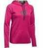 Under Armour Women's Icon Caliber Hoodie Pink Small Model: 1286058-654-SM