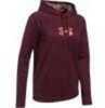 Under Armour Women's Icon Caliber Hoodie Red Small Model: 1286058-916-SM