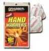 Small hand warmer fits in gloves and pockets. Lasts for approximately 7 hours. 40 packs per display box.