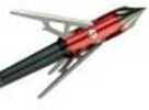 Three blade chisel tip broadhead with Shock Collar blade retention system. Features an aluminum ferrule and steel chisel tip. Swept back blade angle offers a 1.6" cutting diameter.