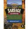 Makes 15 lbs. of breakfast sausage. Includes seasonings and casings.