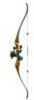 Take-down, bowfishing recurve uniquely engineered with a magnesium riser and multiple reel mounting locations. One piece riser is durable and sturdy, featuring built-in limb pockets for increased depe...