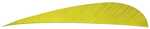 Trueflight Parabolic Feathers Yellow 4 in. LW 100 pk. Model: 1504