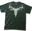Assassin T-shirt Deer Skull Black 2x-large Model: Mtblkdeer-xxl