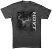 Short sleeve tee shirt featuring a Hoyt Archery and a euro deer skull.