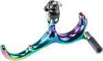 "The Coop is a back tension release constructed of stainless steel for a comfortable heavy feel. Features a micro-adjust moon
