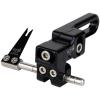 The Horizon Launcher is constructed with an anodized aluminum body and a stainless steel launcher arm. Features engraved indexing lines and solid lock down. Includes a 0.010â€ standard blade.
