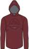 Under Armour Mens Tech Terry Outdoor Hoodie Brick Red X-large Model: 1328171-647-xl