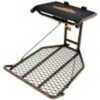 The Ultra Comfort Hang On Stand features rugged steel construction, flip up mesh seat and a flip up foot rest. Seat dimensions: 20”x14”, Platform Dimensions: 24”x32”, Weight Capacity: 300 lbs, Stand W...